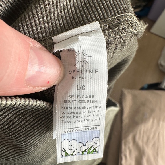 Aerie Sage Green Lounge Pants - Picture 5 of 5